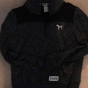 VS pink quarter zip